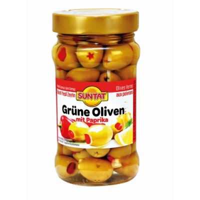 Yesil Zeytin Biberli 330ml, kav.